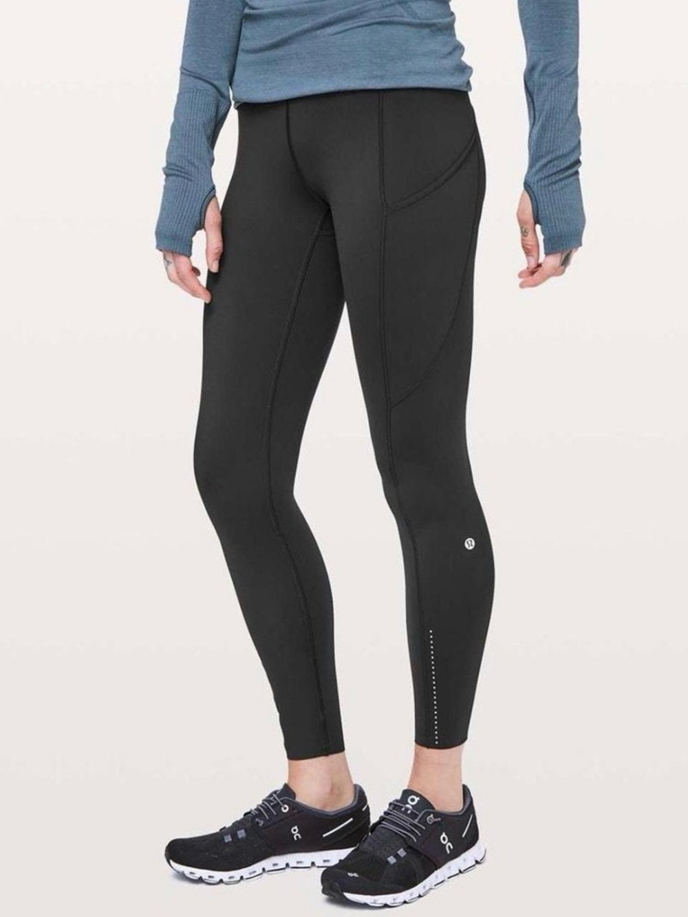 LULULEMON Women’s Fast and Free Black Performance Leggings Size 4